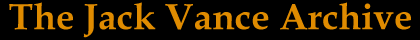 The Jack Vance Archive